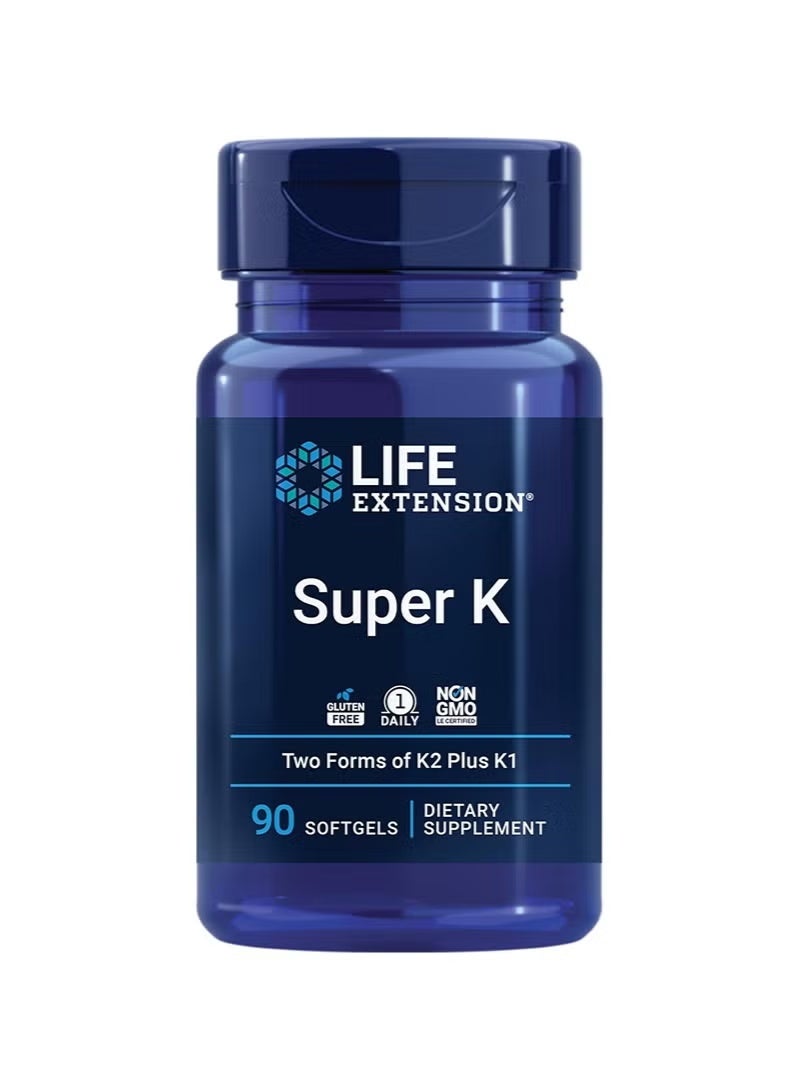 لايف سوبر ك، 90 Softgels التعبئة والتغليف قد تختلف - Image 1