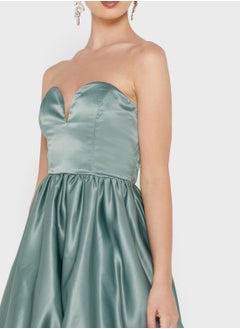 True Decadence Strapless High Low Dress  - Image 3