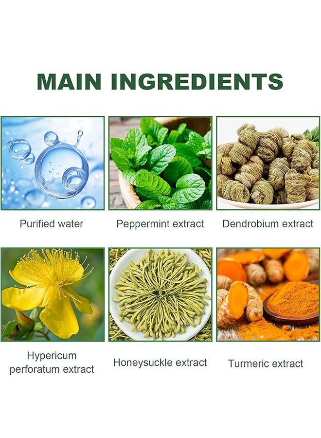 ساوث مون مُبَخرة الرئة والتنفس العشبية 30 مل، تخفف من آلام الحلق والأنف، سعال، مُبَخرة حلق طبيعي. - Image 4