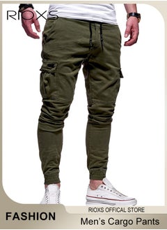 Men's Cargo Pants, Baggy Fit Tapered Cargo Pants For Men, Casual Sports Trousers, Drawstring Athletic Pants For Running Jogging Workout, Tactical Pantalones Cargo, Mens Cargo Pants, Multi Pocket Stretch Sweatpants - pzsku/Z32C04442940FDF069842Z/45/_/1728366654/bc665085-56ee-4cd0-ae56-f527dcef30ca