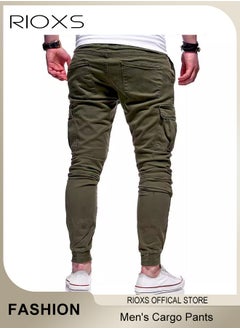 Men's Cargo Pants, Baggy Fit Tapered Cargo Pants For Men, Casual Sports Trousers, Drawstring Athletic Pants For Running Jogging Workout, Tactical Pantalones Cargo, Mens Cargo Pants, Multi Pocket Stretch Sweatpants - pzsku/Z32C04442940FDF069842Z/45/_/1733810403/1cc7807f-bb91-4018-9a3a-f422bd086c0c