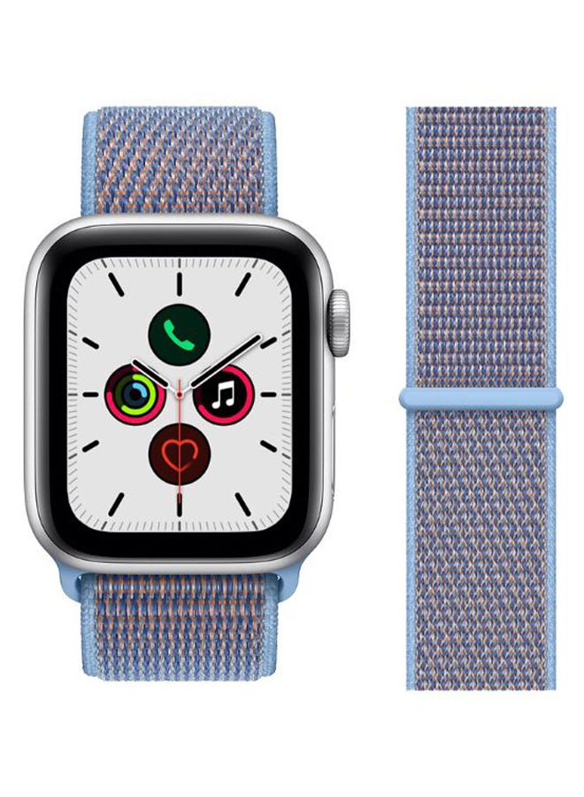Perfii Replacement Band For Apple iWatch Series 5/4/3/2/1 42-44mm Cerulean - Image 2