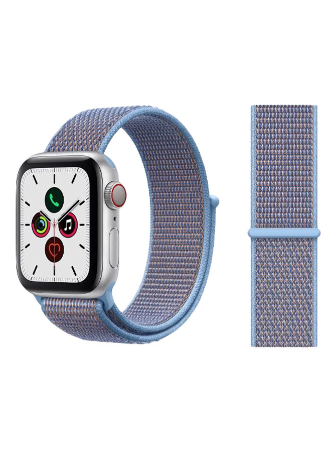 Perfii Replacement Band For Apple iWatch Series 5/4/3/2/1 42-44mm Cerulean - Image 1
