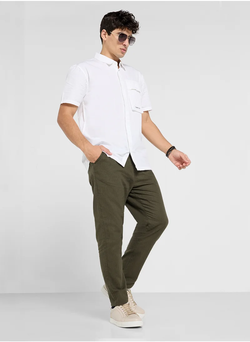 برايف سول Short Sleeve Shirt with Concealed Pocket