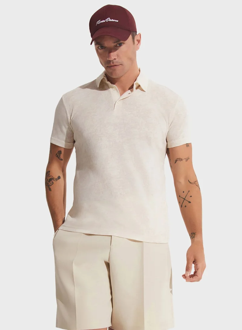 جون Essential Polo Shirt