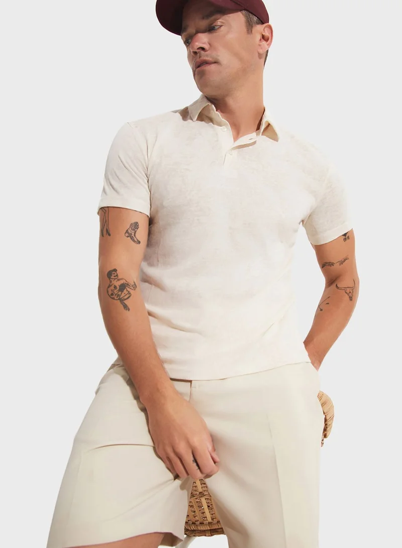 جون Essential Polo Shirt