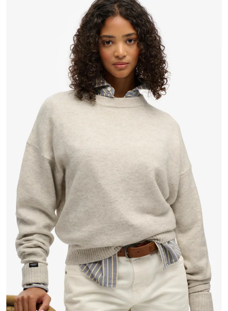 Superdry  Slouchy Crew Neck Jumper for Women | Best Price UAE