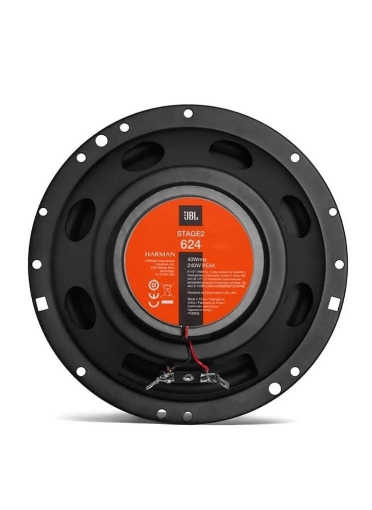 JBL - speakers with excellent pure sound for installation in all cars. One size fits all. Take your listening experience to a new level with the 240-watt speakers. These speakers provide powerful and clear audio performance thanks to their exceptional capabilities, allowing you to enjoy every detail of the sound in any environment. Their modern design adds a touch of elegance to the space, whether you are using them for music or movies. GBL speakers are the ideal choice for musicians and lovers of high sound. - Image 1