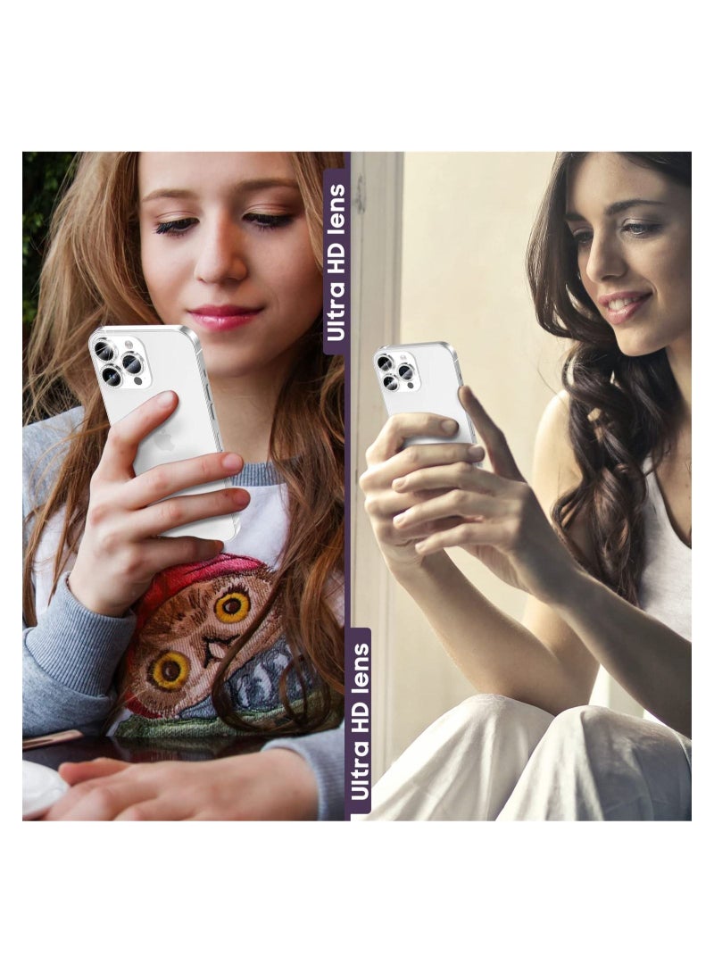 Camera Lens Protector, Set with Diamonds Bling Camera Cover Tempered Glass for iPhone 14 Pro Max /14 Pro - Image 5