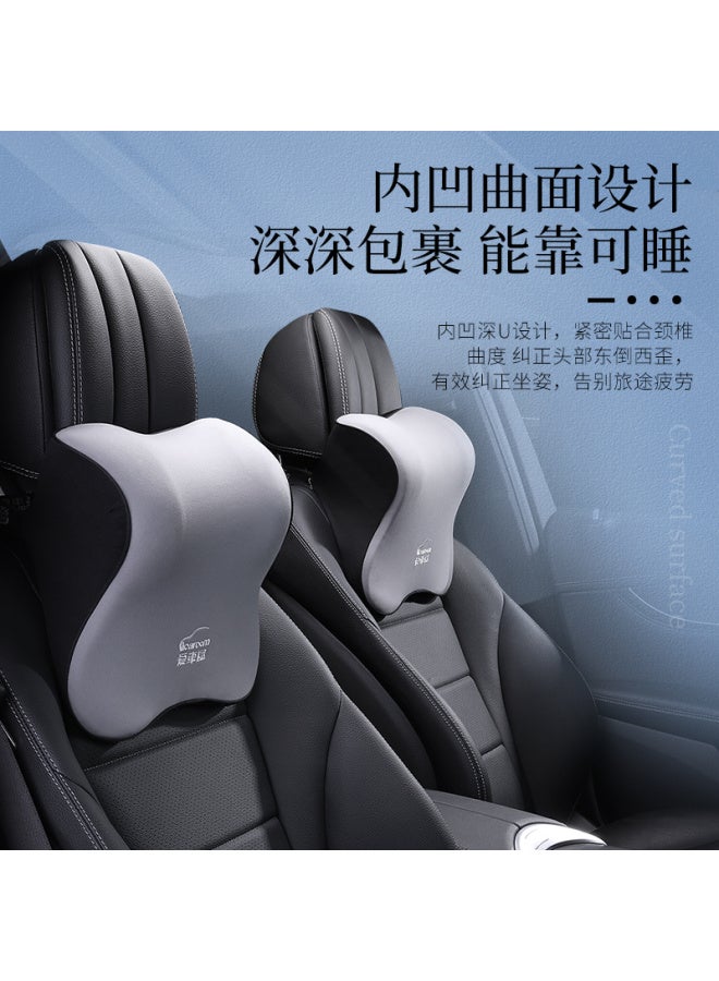 ICAROOM Aichewu Natural Latex Car Headrest, Neck Pillow, Backrest, Lumbar Support, Car Accessories, Back Cushion - Image 3