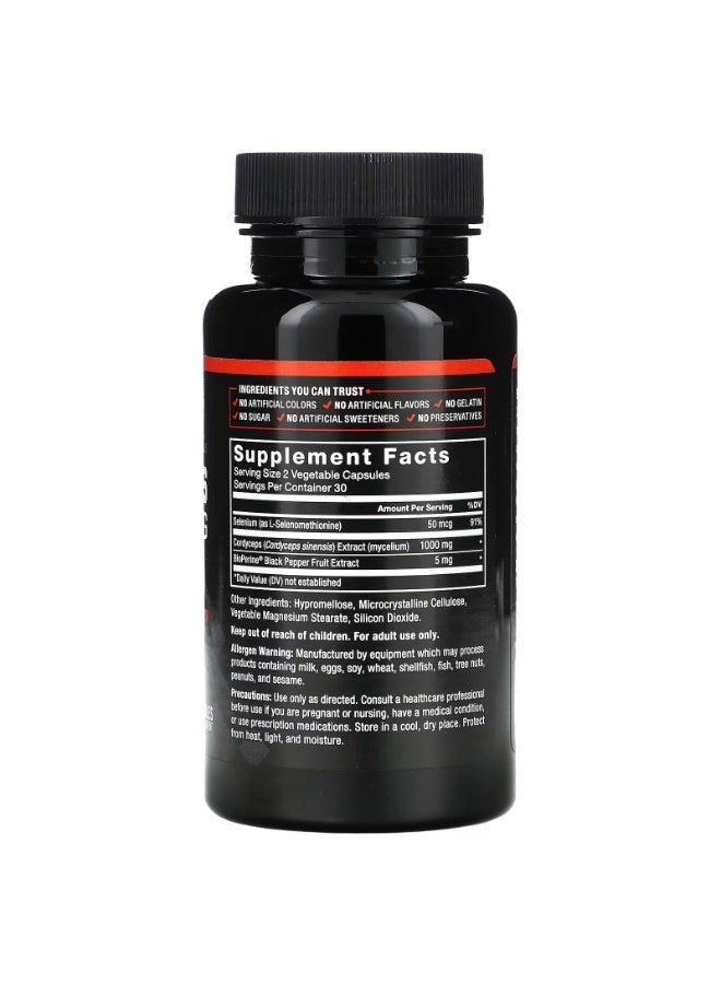Force Factor Fundamentals, Cordyceps, 60 Capsules - Image 2