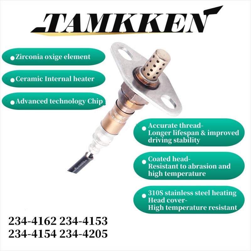 TAMKKEN حساس الأكسجين TAMKKEN O2 234-4162 لسيارات تويوتا تاكوما، 4Runner، توندر، سيكويا، T100 - Image 2