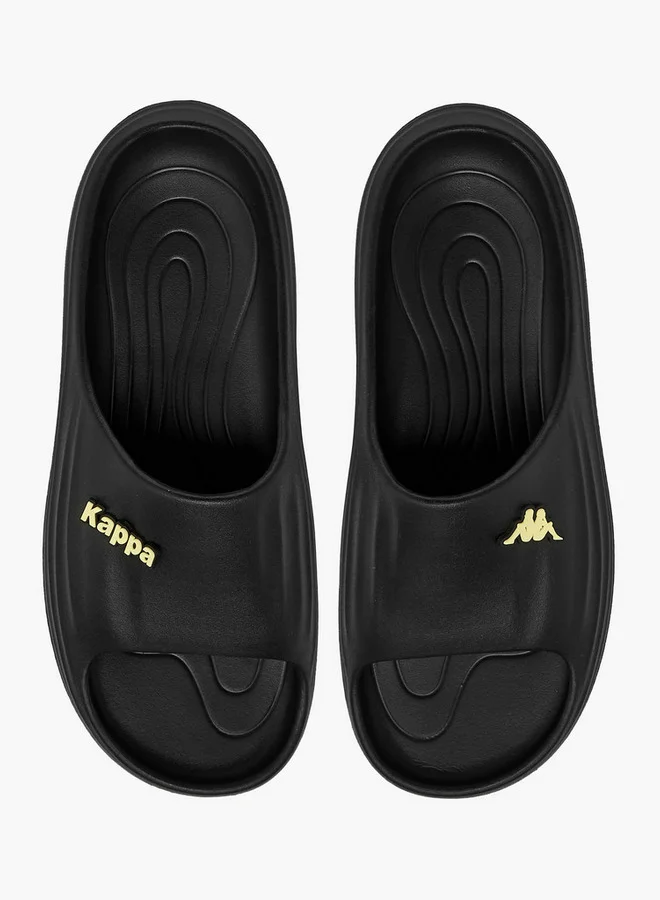 Kappa Men Logo Print Slide Sandals
