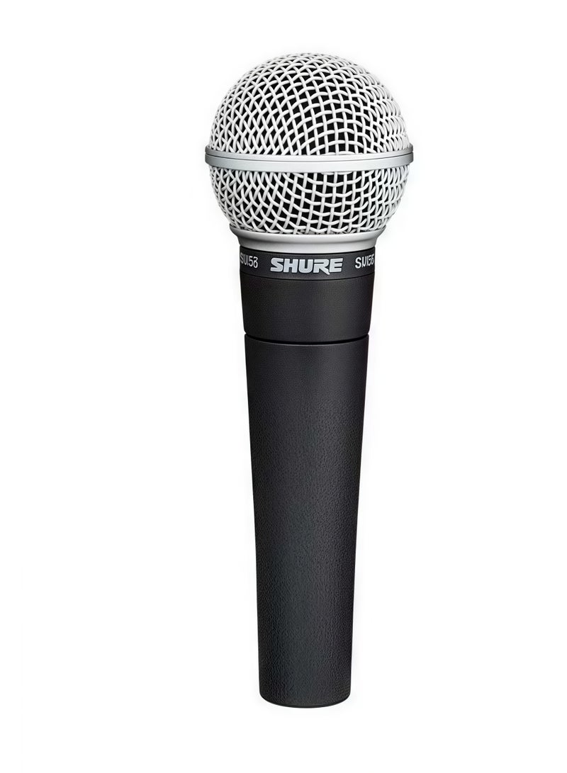 Shure Incorporated Shure SM58 Pro XLR Dynamic Microphone - Professional Studio & Live Performance Cardioid Mic for Vocals, Podcasting, and Recording SM58-LCE Black - Image 1