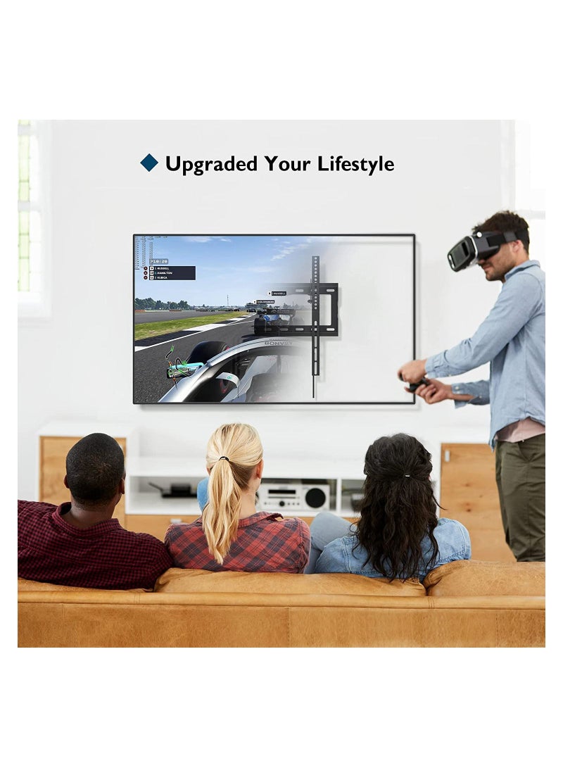 TV Wall Mount Bracket for Most 26-55 inch LCD/LED/OLED Flat Curved TVs, Tilt Slim TV Wall Bracket up to 55kg - Image 4