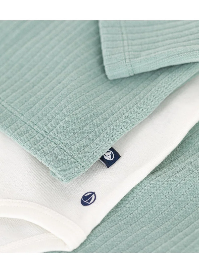 بيتي باتو Babies' 3-piece set in velour