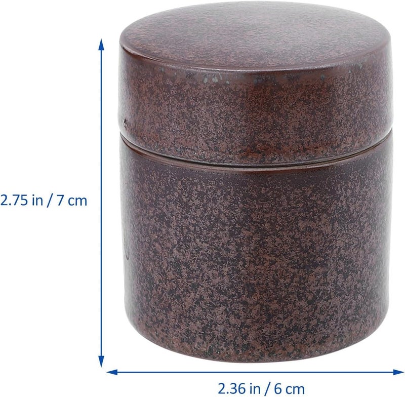 Space saving design picks 3pcs 150ml Ceramic Tea Canisters with Sealed Lid Portable Amber Glaze Tea Storage Jars for Loose Leaf Travel and Kitchen Organization Multi-color available build Salt mist resistant Transit damage minimized design Organized shipment arrange Gulf market trial optimized design Matte anti slip finish Trusted all-purpose quality Detachable clean Freeze crack proof Longevity optimized build Ergonomic build Licensed warehouse stored goods Labor saving Integrated local logistics Durability boost selected material Polished safe edge Global simple assemble options Flexible usage build Cost saving design picks Affordable purchase options Intra-city fast distribution Upgraded quality Domestic distribution ready All storage space compatible - Image 2