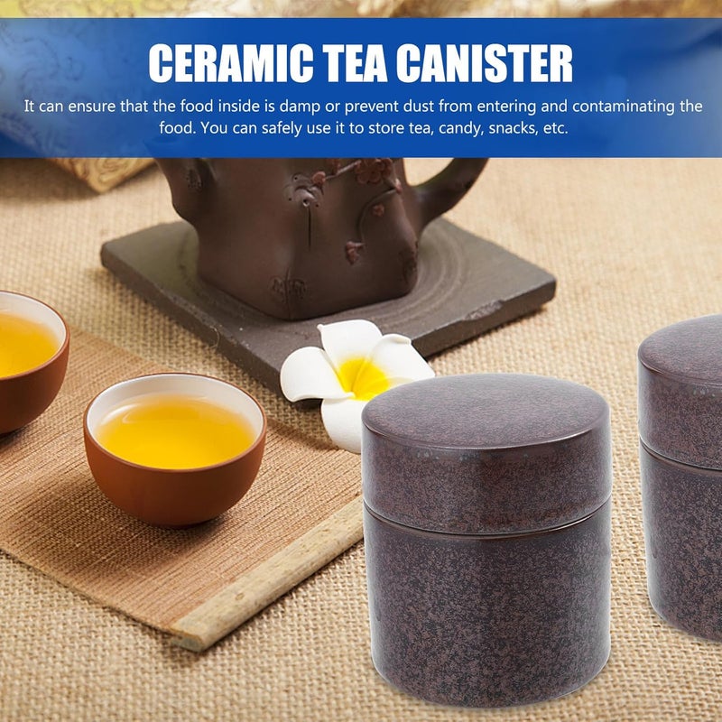 Space saving design picks 3pcs 150ml Ceramic Tea Canisters with Sealed Lid Portable Amber Glaze Tea Storage Jars for Loose Leaf Travel and Kitchen Organization Multi-color available build Salt mist resistant Transit damage minimized design Organized shipment arrange Gulf market trial optimized design Matte anti slip finish Trusted all-purpose quality Detachable clean Freeze crack proof Longevity optimized build Ergonomic build Licensed warehouse stored goods Labor saving Integrated local logistics Durability boost selected material Polished safe edge Global simple assemble options Flexible usage build Cost saving design picks Affordable purchase options Intra-city fast distribution Upgraded quality Domestic distribution ready All storage space compatible - Image 5