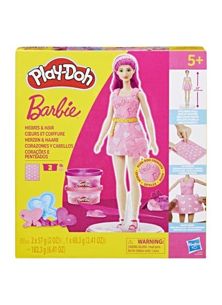 Barbie Hearts and Hair Set - Doll Outfit Maker