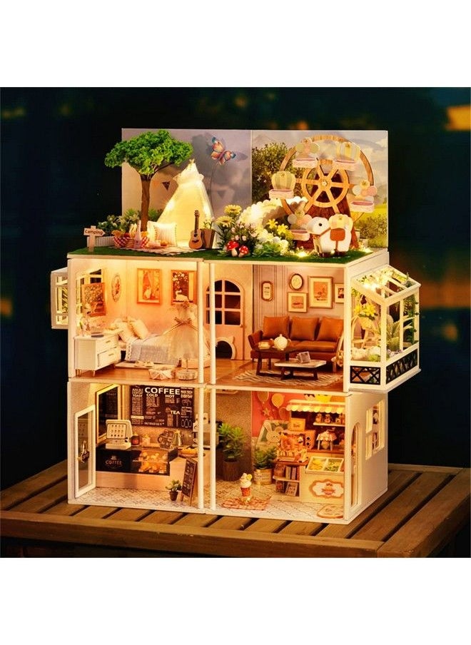 Dollhouse Miniature Diy House Kit Creative Room With Furniture For Romantic Valentine'S Gift (Leisurely Coffee Shop) - pzsku/Z32C1272A1D5FFE54B841Z/45/_/1692164423/80652234-a2bf-41e6-8272-18f1b07471b5