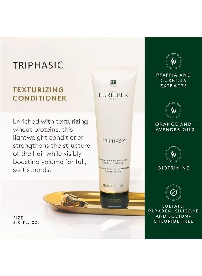 Rene Furterer TRIPHASIC Texturizing Detangling Conditioner, Thinning Hair, Men & Women 5 Fl Oz  - Image 2