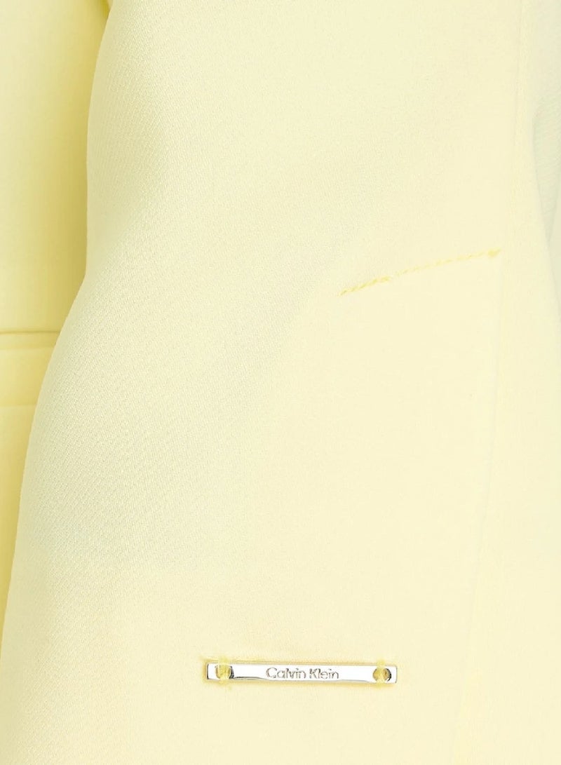 كالفن كلاين بليزر من نسيج التويل بقصة سليم - Image 5