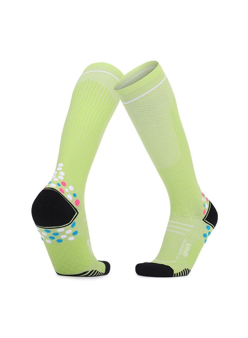 Loquat 2 Pair Anti Slip Sport Knee High Socks Athletic Socks 