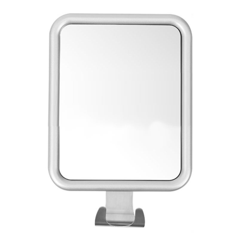 Bathroom Shower Anti-fog Vanity Mirror Shaving & Makeup Mirror with Suction Cups on Back No Hole Punch with Hooks - Image 1
