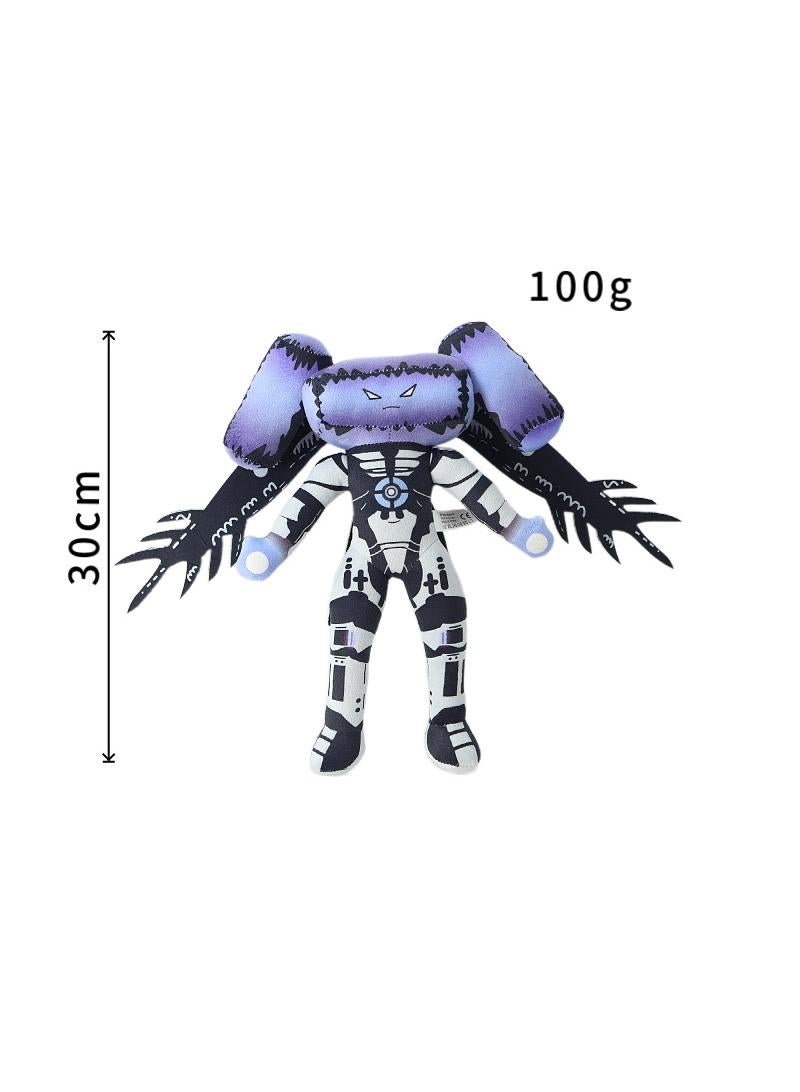 general Set of 5Pcs 28cm to 30cm Super Combination Plush Toys Skibidi Toilet Man Plush Skibidi Toilet Plush Toys Skibidi Toilet Plush Skidibi Toilet Stuffed Animal Toy for Game Fans - Image 4