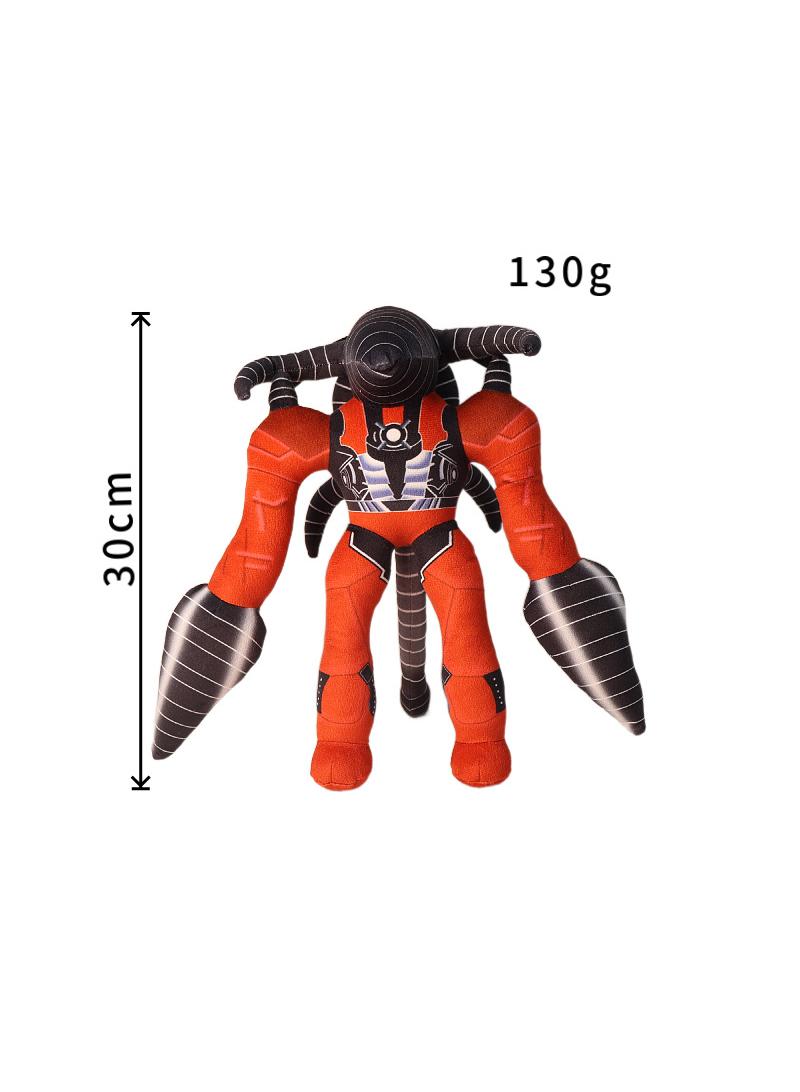 general Set of 5Pcs 28cm to 30cm Super Combination Plush Toys Skibidi Toilet Man Plush Skibidi Toilet Plush Toys Skibidi Toilet Plush Skidibi Toilet Stuffed Animal Toy for Game Fans - Image 5