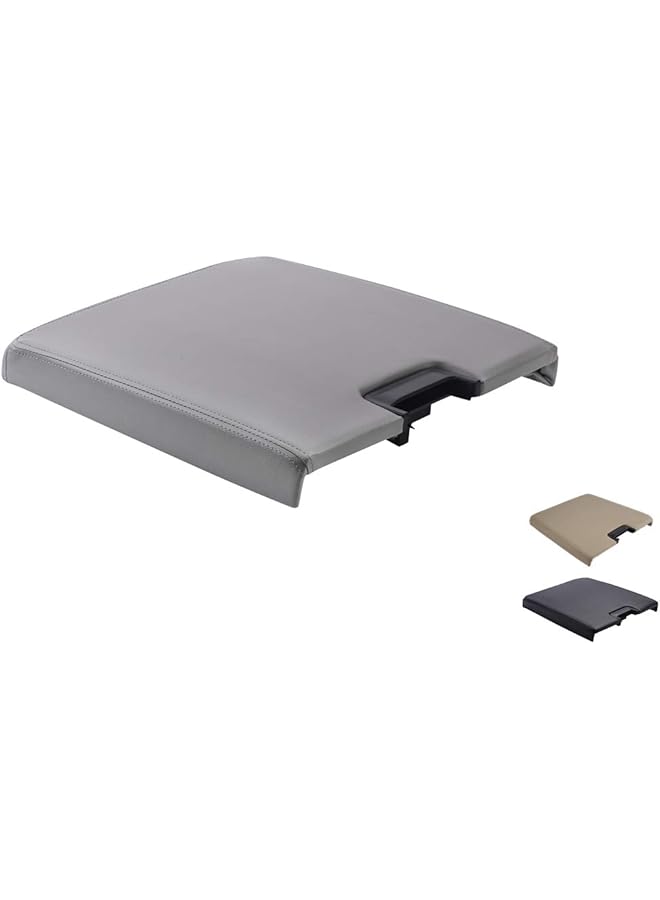 Generic Center Console Lid Kit With Latch Replacement For 2007-2013 Chevy Tahoe/Avalanche/2008-2014 Silverado/Gmc Yukon(Xl)/Sierra 1500/2500/3500 Center Console Cover Repair Kit Oem 20864151 (Gray)  - Image 1