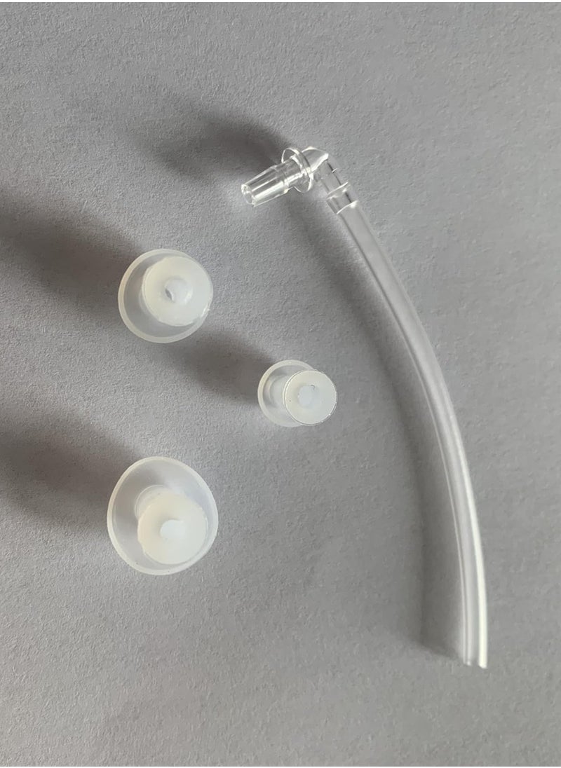 Tingoton - 2 x Universal Sound Tube + 6 x Ear Plugs/eartips/Domes for BTE Hearing Aids - Image 1