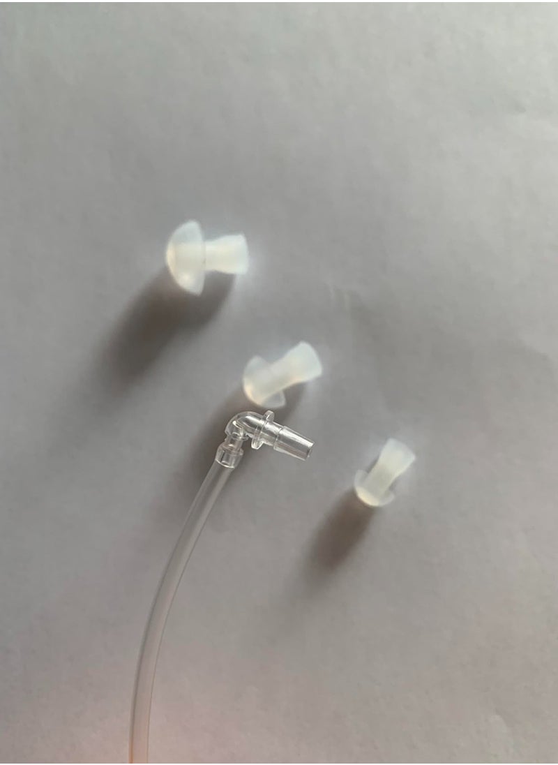 Tingoton - 2 x Universal Sound Tube + 6 x Ear Plugs/eartips/Domes for BTE Hearing Aids - Image 1
