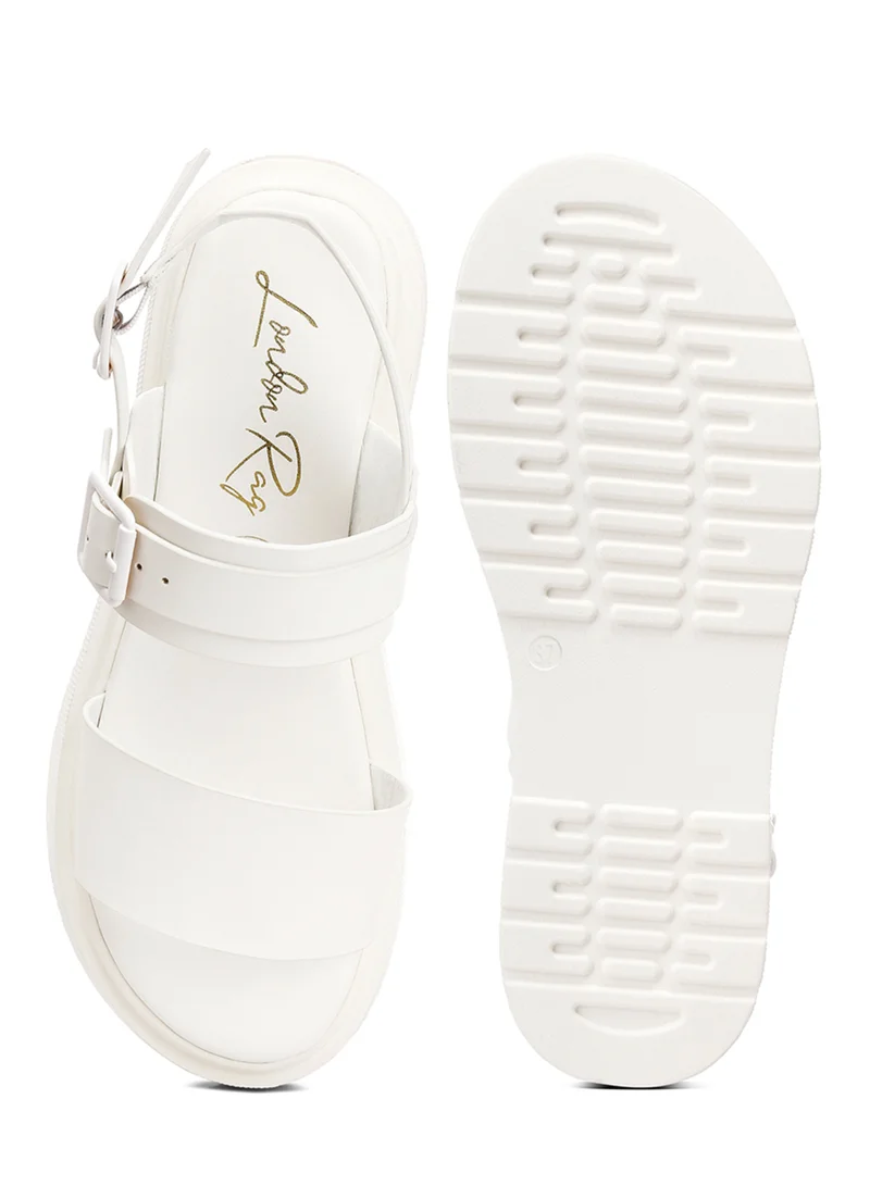 London Rag Chunky Sandals in White