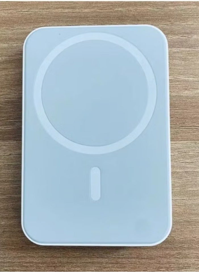 JAJEEK NEW MagSafe Wireless Power Bank for iPhone 14 – 10,000mAh Portable Charger in White - Image 3