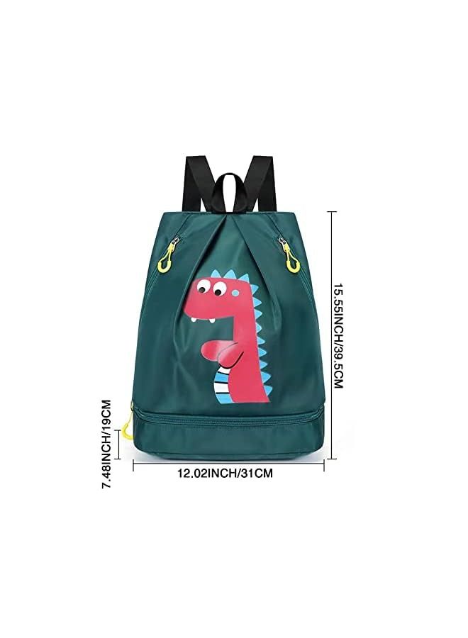 IAF Backpack for Kids, Dry and Wet Separation Pool Bag Portable Waterproof Backpack for Camping Gym Sports Beach Pool Gear Bag - Image 4