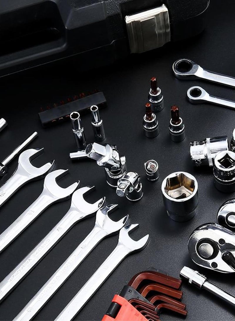 GGOOT Hardware Hand Tool for Car Repair Sleeve Ratchet Spanner Wrench Socket Set Professional Metalworking Home Kits - Image 2