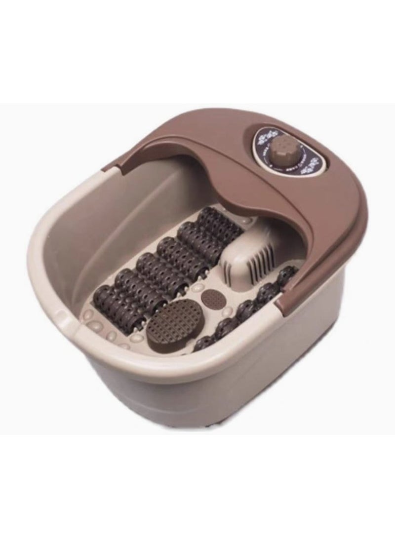 Electric Foot Spa Bath Massager with Heat and Motorized Massage Rollers Automatic Heating Tub Pedicure Bucket for Foot Pain Relief Stress Relaxation - Image 2