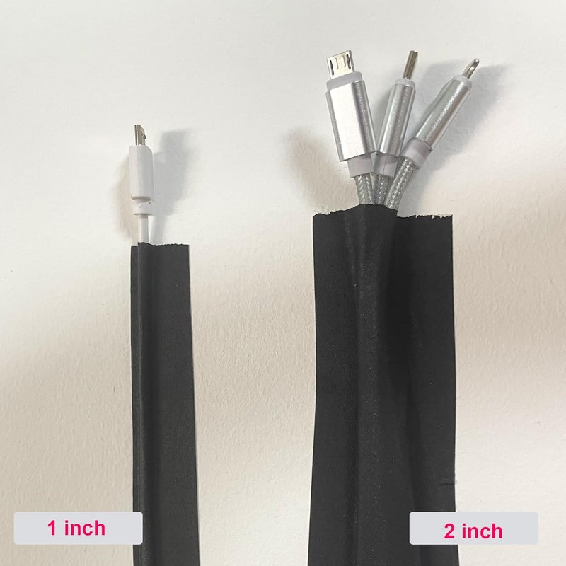 WELSTIK شريط جافير WELSTIK أسود 1 بوصة × 60 ياردة - شريط جافير ثقيل للكابلات والتصوير الفوتوغرافي وإعداد المسرح المسرحي والتصميم الداخلي، خالٍ من البقايا، غير عاكس، سهل التمزق (25 مم × 55 م) - Image 5