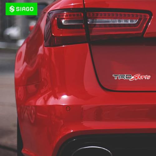 SIAGO SIA305 Premium TrdSports Metal Car Sticker - Durable & Stylish Auto Emblem for Vehicles - Customizable Designs - Easy Installation - Weather-Resistant & Long-Lasting - Image 5