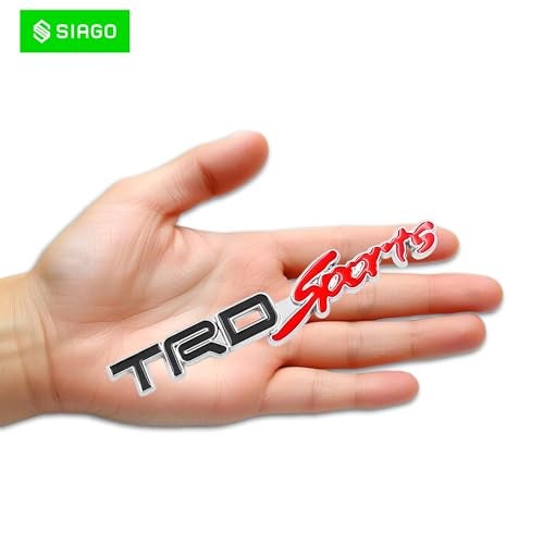 SIAGO SIA305 Premium TrdSports Metal Car Sticker - Durable & Stylish Auto Emblem for Vehicles - Customizable Designs - Easy Installation - Weather-Resistant & Long-Lasting - Image 2