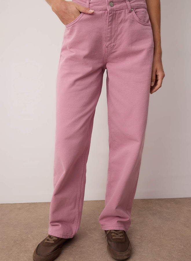trendyol Dusty Rose Low Rise Skater Jeans - Image 3
