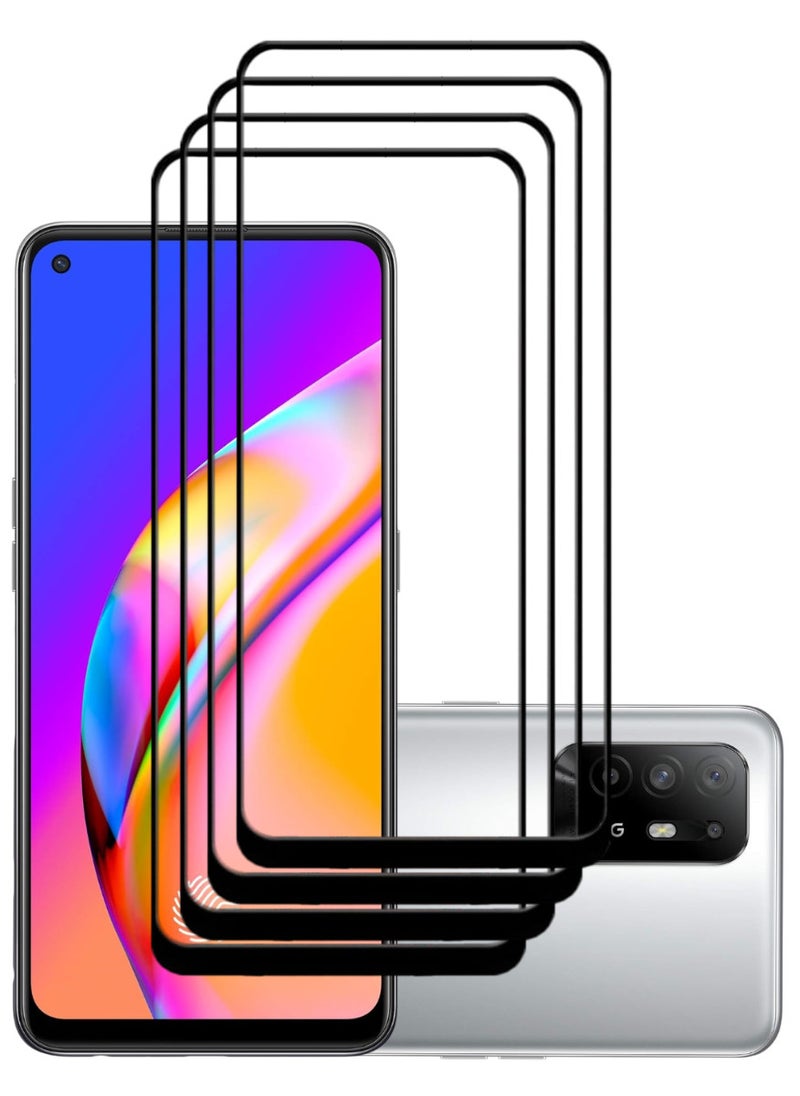 ACLIX 4 Pieces Antistatic ESD Dustproof Premium Quality High Definition Tempered Glass Screen Protector Designed For Oppo F19 Pro+ 5G - Image 1