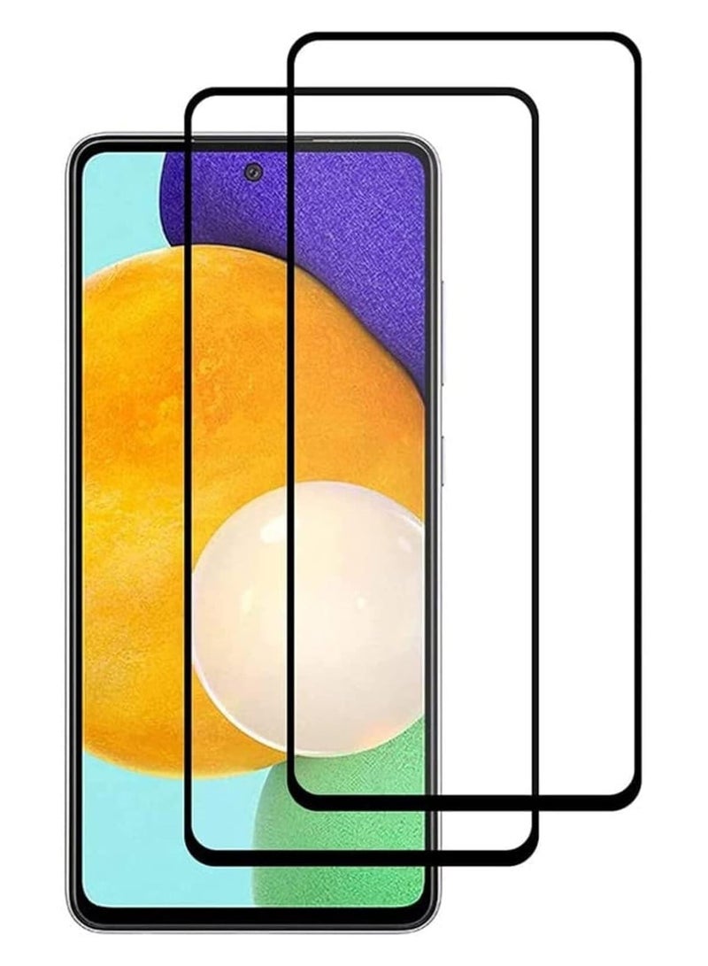 TIGER 2-Pack 5D Tempered Glass Screen Protector for Samsung Galaxy A51 4G – Full Coverage HD Clear Film, 9H Hardness, Anti-Fingerprint, Scratch Resistant, Case Friendly, Touch Sensitive, Bubble-Free Easy Installation - Image 1
