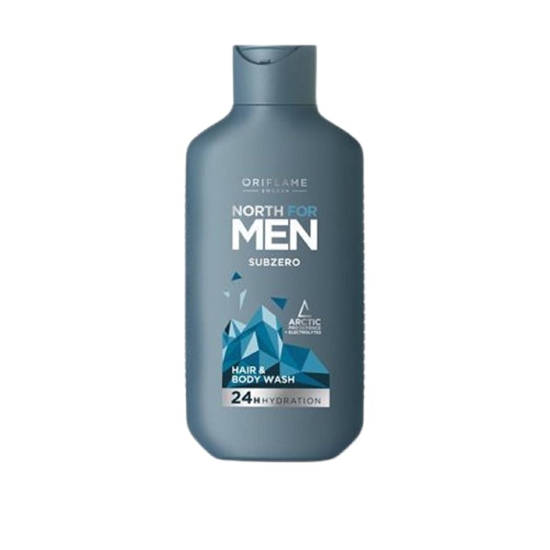 Oriflame غسول شعر وجسم نورث للرجال سبزيرو - Image 4