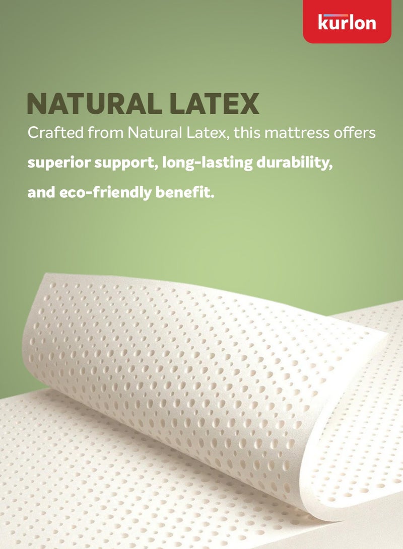 Kurlon Kurlon Ecolux Mattress | 3-Zone Natural latex Mattress | Medium-to-Firm Support | Rubberized Coir | Firm Support for the back| Singel Size Mattress | 200Lx90Wx25H Cms  - Image 4