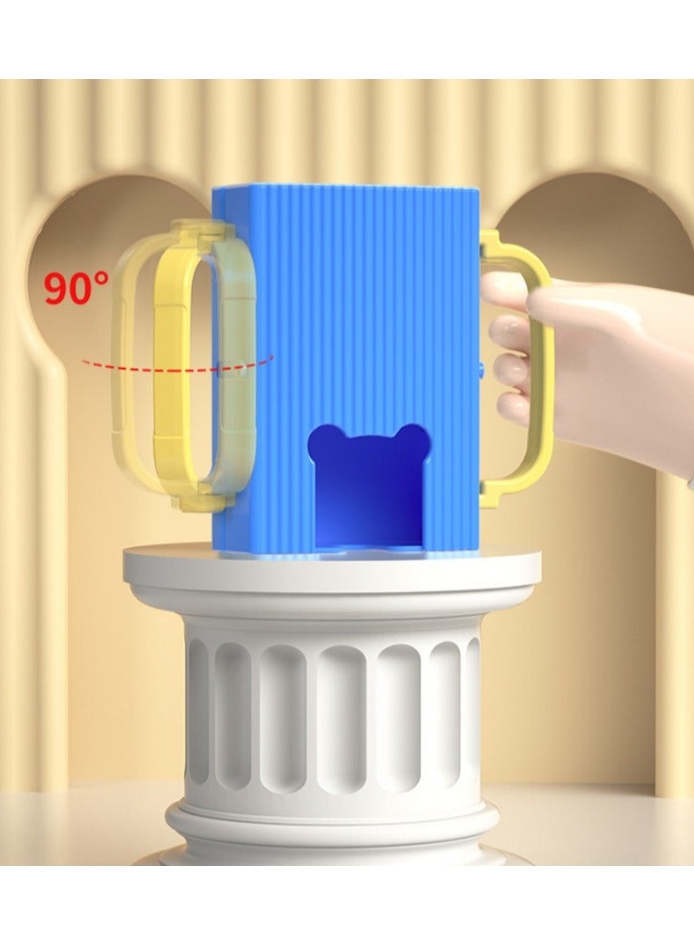 Adjustable Spill-Proof Juice Box and Food Pouches Holder, Squeeze Pouches and Drink Boxes Holder, Prevent Mess & Support Self Feeding, Portable, Stretchable, Compatible with Different Boxes  - Image 2