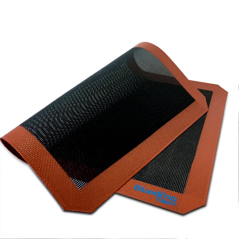 BLUE DROP Bluedrop Bread Baking Mat Open Mesh Oven Liner Steaming Mesh Eclair Baking Sheets Perforated Silicone For Half Sheet Size 11-5/8 x 16-1/2 Inch - Image 1
