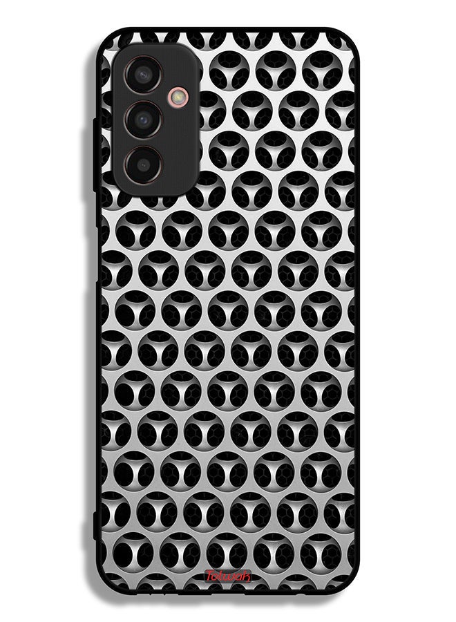 Tolwak Samsung Galaxy M13 Protective Case Cover Horology Hands Pattern - Image 2