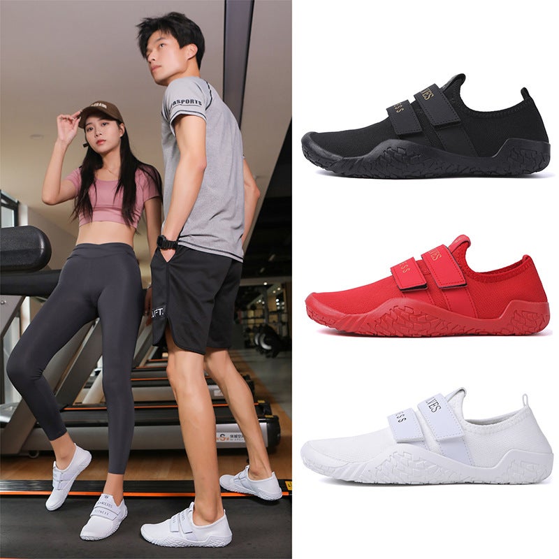 أحذية تدريب متقاطع حافي القدمين غير قابلة للانزلاق للصالات الرياضية واليوغا الداخلية - Image 1